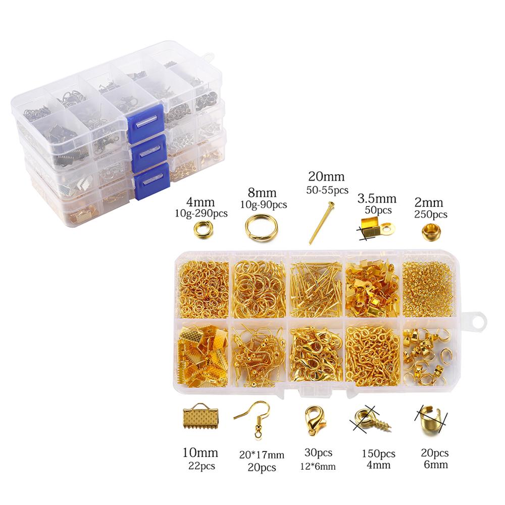 Jewelry Making Eye Pins - 970Pcs Sieraden Maken Sets Jump Ringen