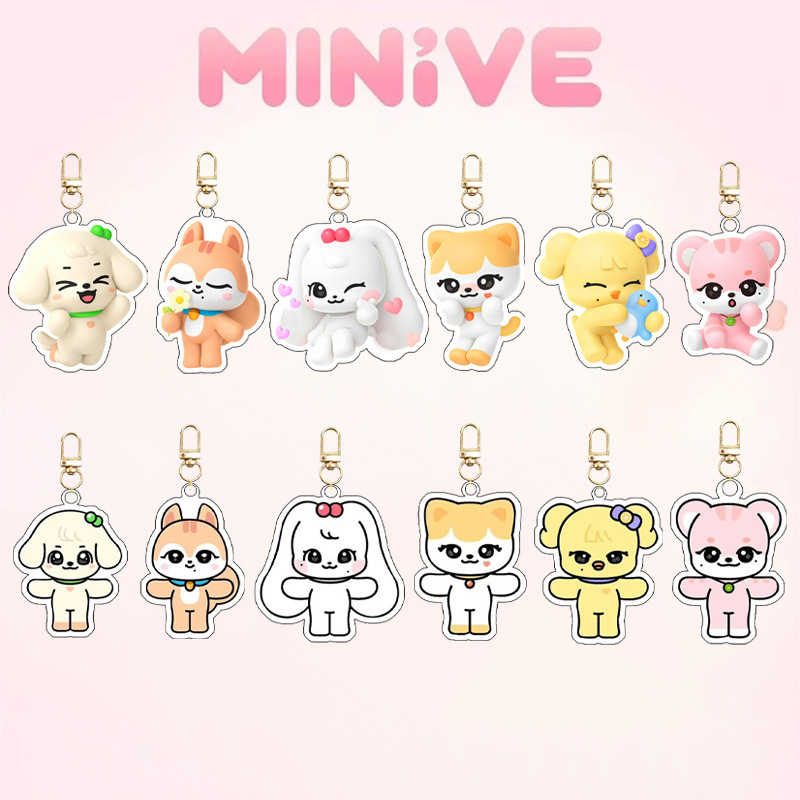 Jewelry Making Resin - Ive Minivek Kpop Group Idol Acryl