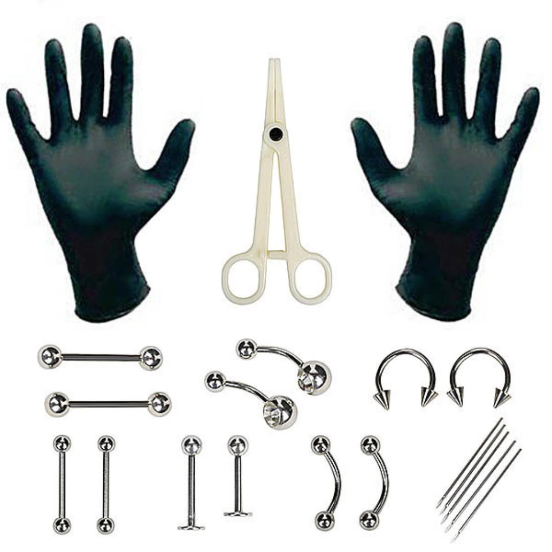 Jewelry Making Kit Professional - 1 Set Wegwerp Professionele Body Piercing