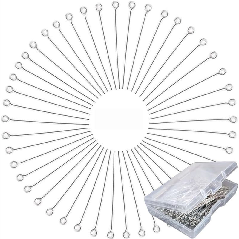 Jewelry Making Eye Pins - A01F-Hot 300 stuks 1,6 inch 304