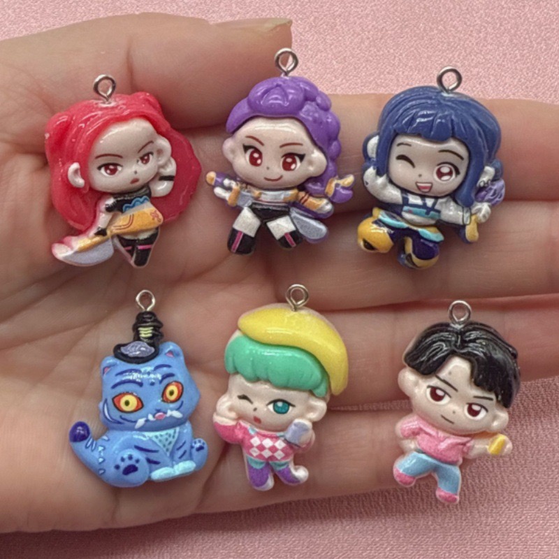 Jewelry Making Resin - 10 stuks hars cartoon hangers, DIY