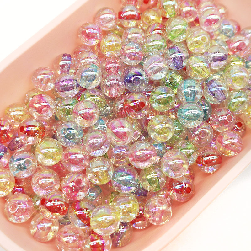 Jewelry Making For 5 Year Old - 50Pcs 10Mm Acryl Kralen Kleurrijke Geverfd