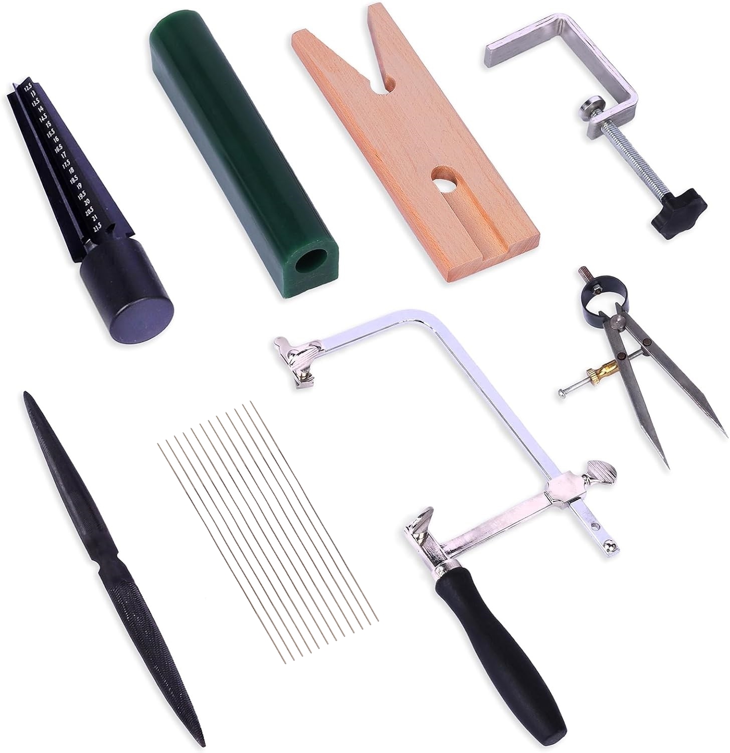 Jewelry Making Kit Professional - Professionele sieradenwassnijwerkset met ringvormen, zaagvijlen en