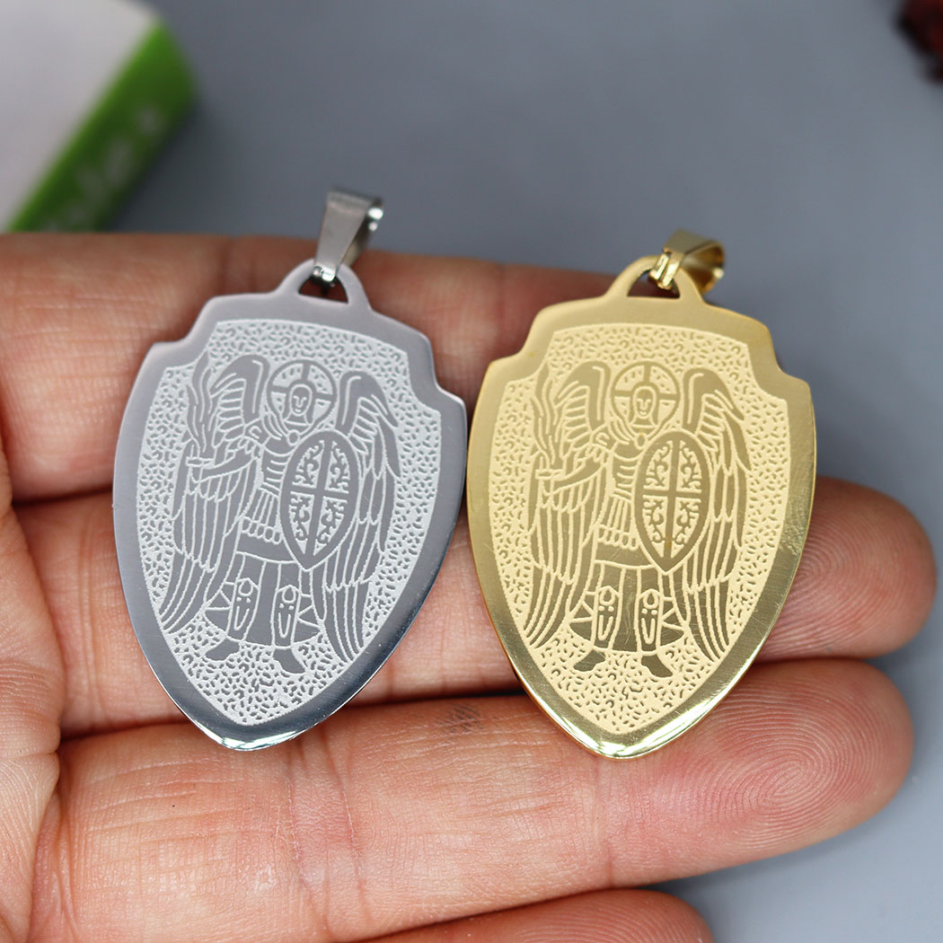 Jewelry Making Michaels - 2 Stks/partij Aartsengel Saint Michael Medaillon