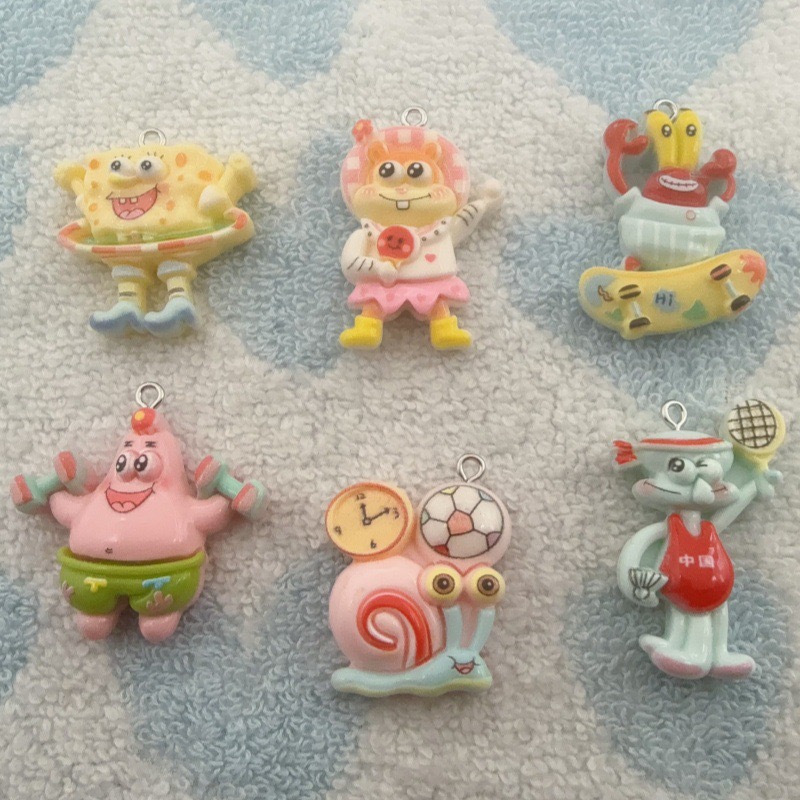 Jewelry Making Resin - 10 stuks cartoonhars hangers, DIY sieraden