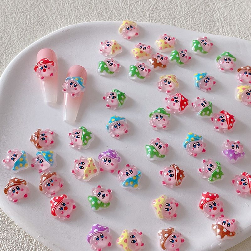 Jewelry Making Resin - 2/10/20pcs Kirby Nail Charms 3D Hars