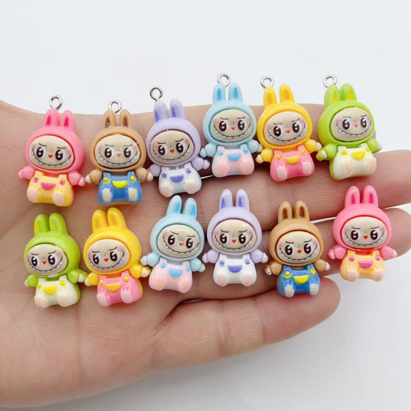 Jewelry Making Resin - 10 stuks Kawaii Konijn Aardbei Huis