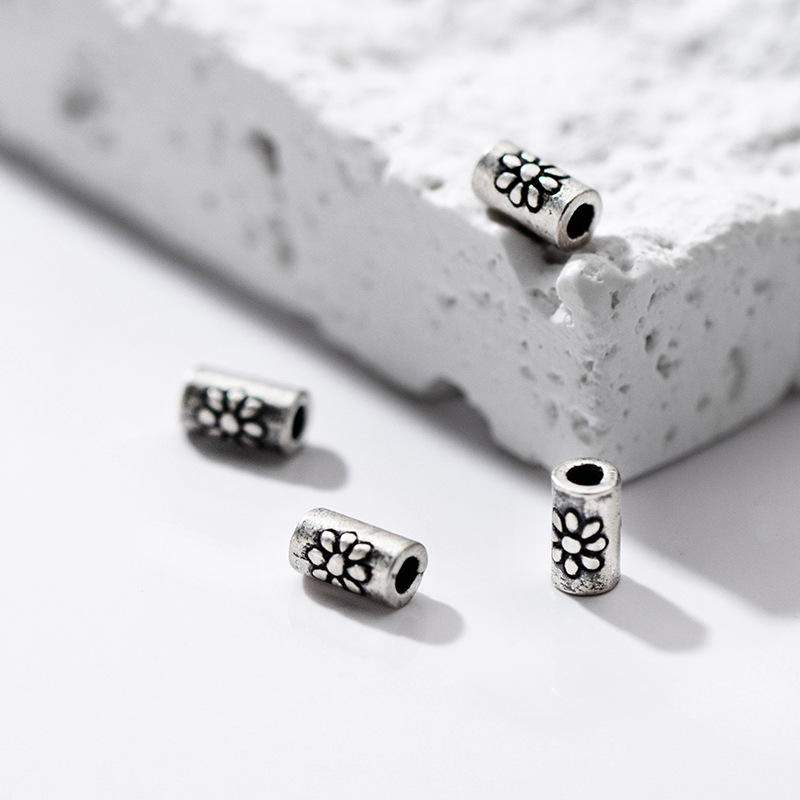 Jewelry Making In La - 925 Zilveren Spacer Beads Daisy Bloem