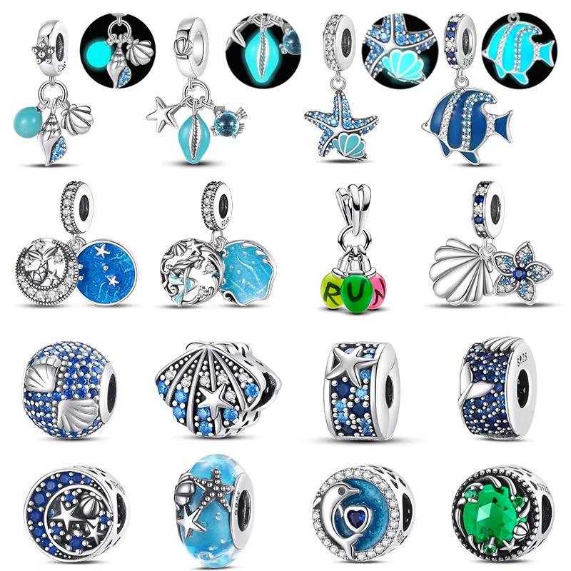 Jewelry Making In La - 925 Sterling Zilver Ocean Glow Fish