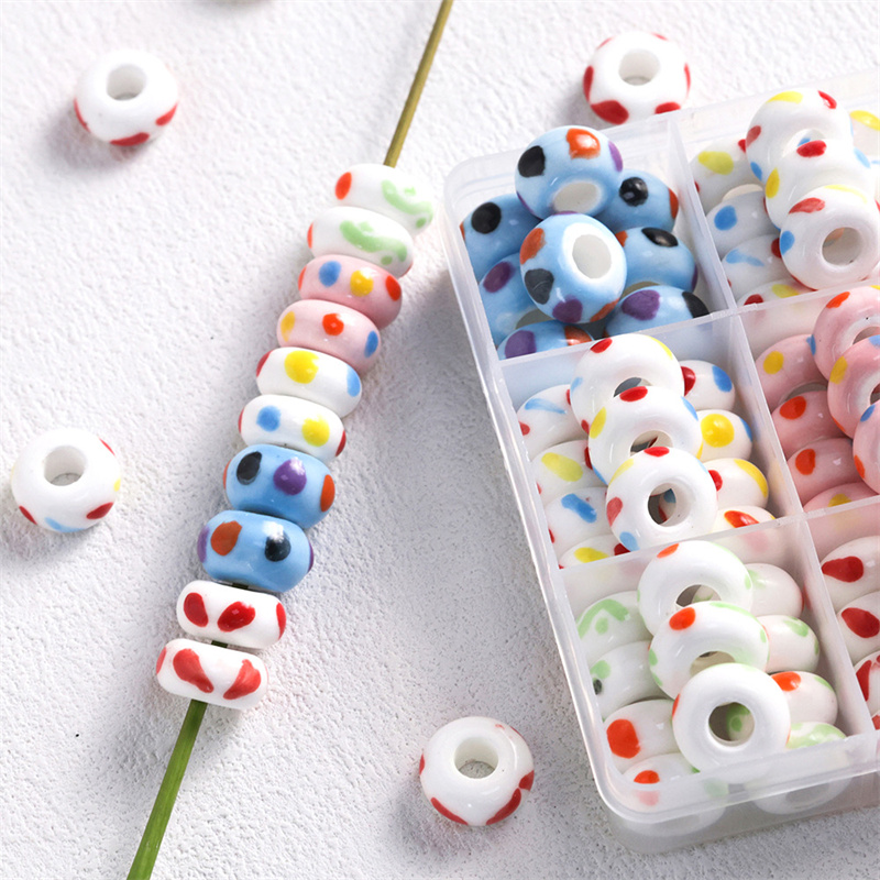 Jewelry Making For 5 Year Old - 6x15MM Kleurrijke Kinderen Fun Keramische Groot