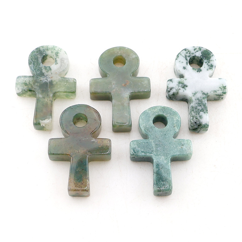Kleurrijke Agaat Ankh Kruis Ha - Jewelry Making Michaels recensie en prijs
