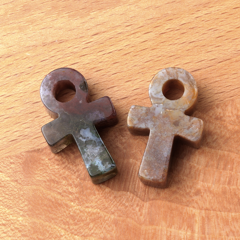 Kleurrijke Agaat Ankh Kruis Ha - Jewelry Making Michaels recensie en prijs