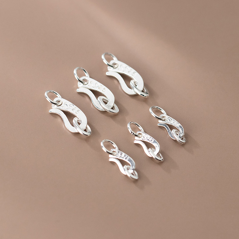 S925 Sterling Zilver S-vormige - Jewelry Making In La recensie en prijs