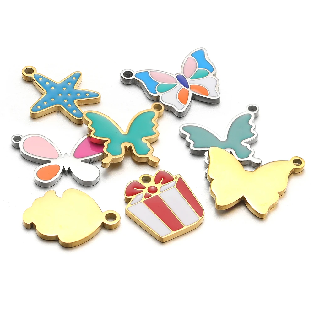 5 stks Rvs Ster Vlinder Blad H - Jewelry Making For 5 Year Old recensie en prijs