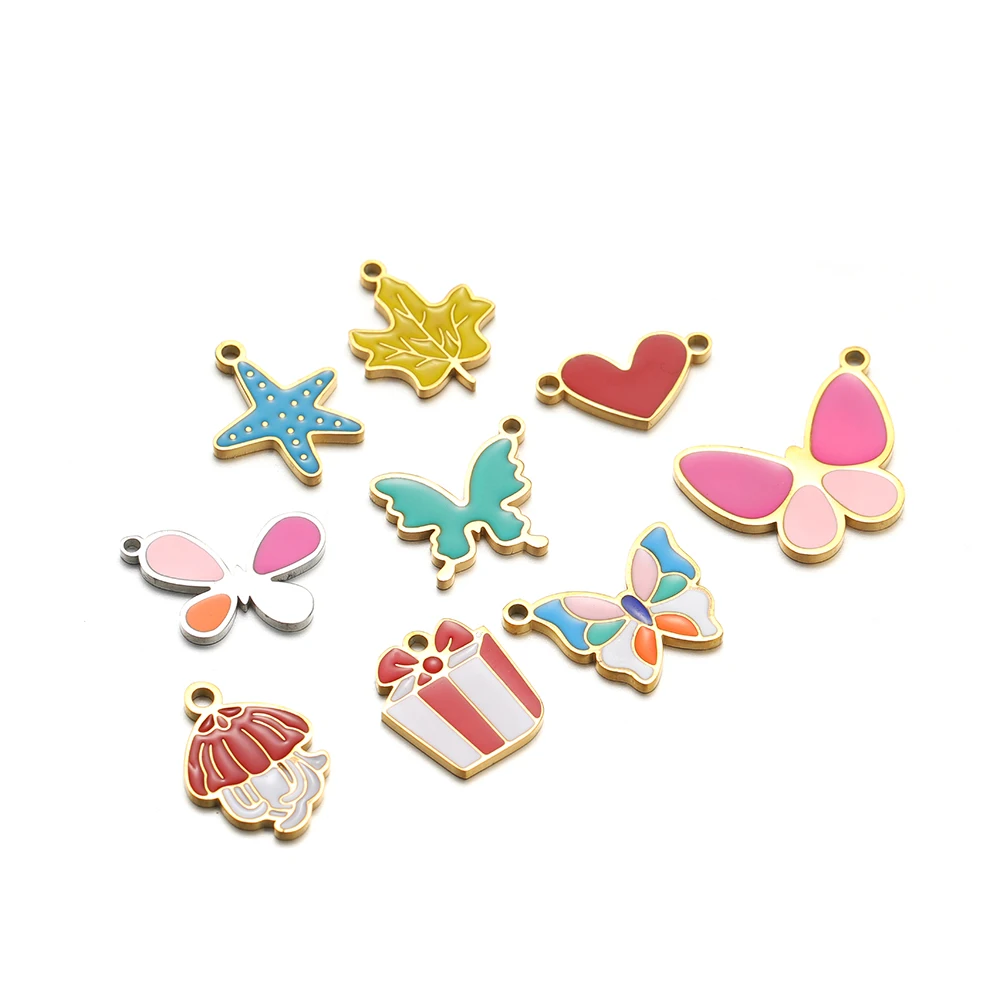 5 stks Rvs Ster Vlinder Blad H - Jewelry Making For 5 Year Old recensie en prijs