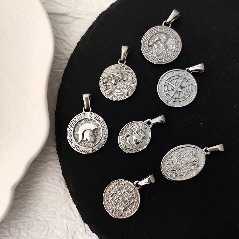Rvs Vintage Ronde Portret Munt - Jewelry Making Michaels recensie en prijs
