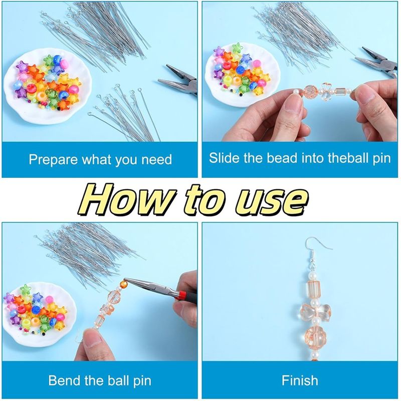 A01F-Hot 300 stuks 1,6 inch 30 - Jewelry Making Eye Pins recensie en prijs