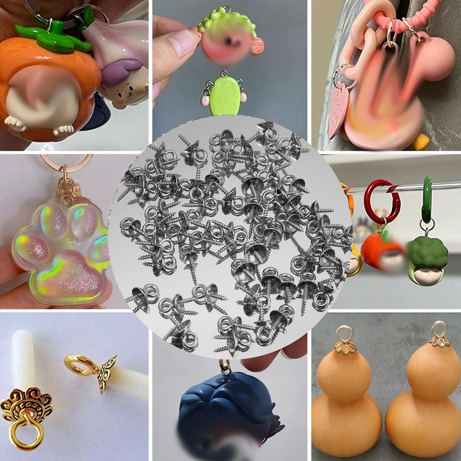 50 stuks 4/5/6mm RVS Schroefoo - Jewelry Making Eye Pins recensie en prijs