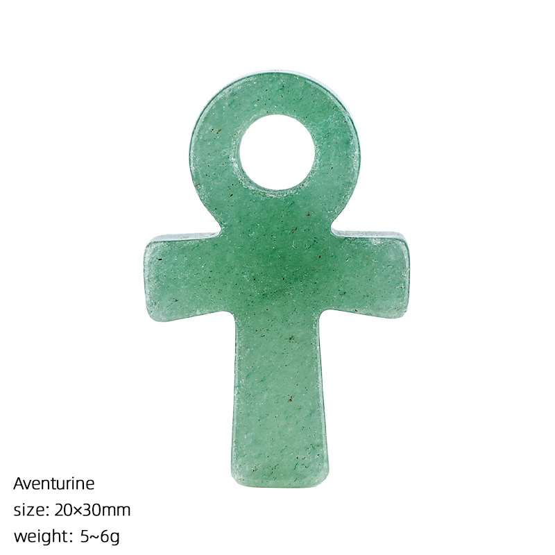 Groene Aventurijn Ankh Kruis H - Jewelry Making Michaels recensie en prijs
