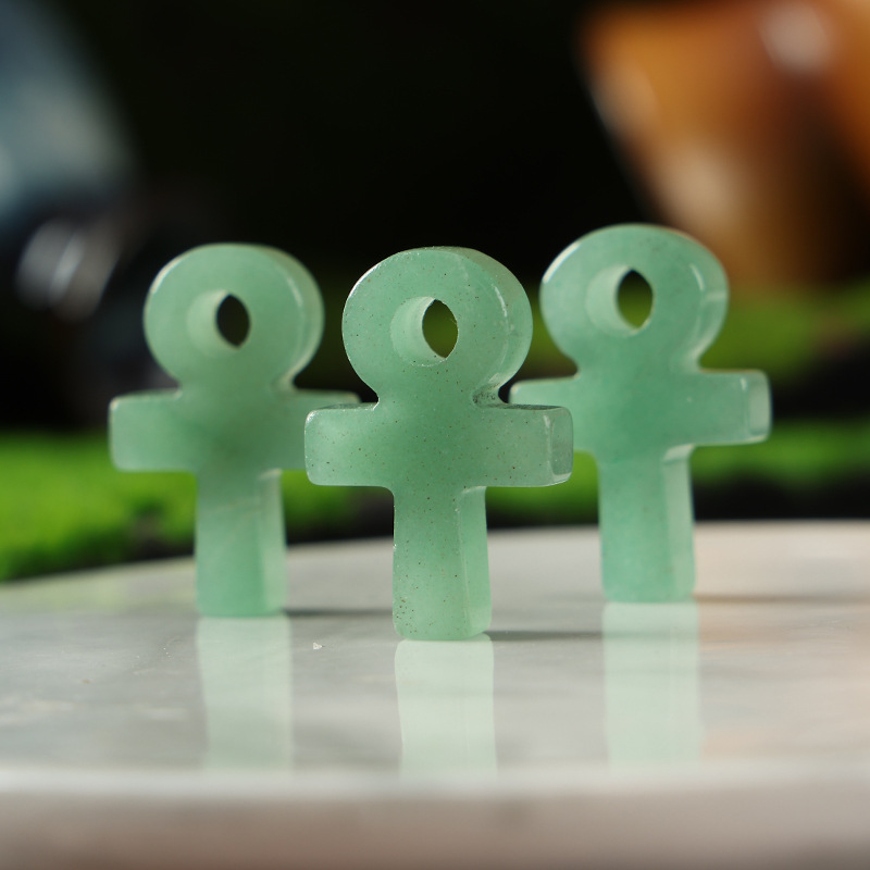 Groene Aventurijn Ankh Kruis H - Jewelry Making Michaels recensie en prijs