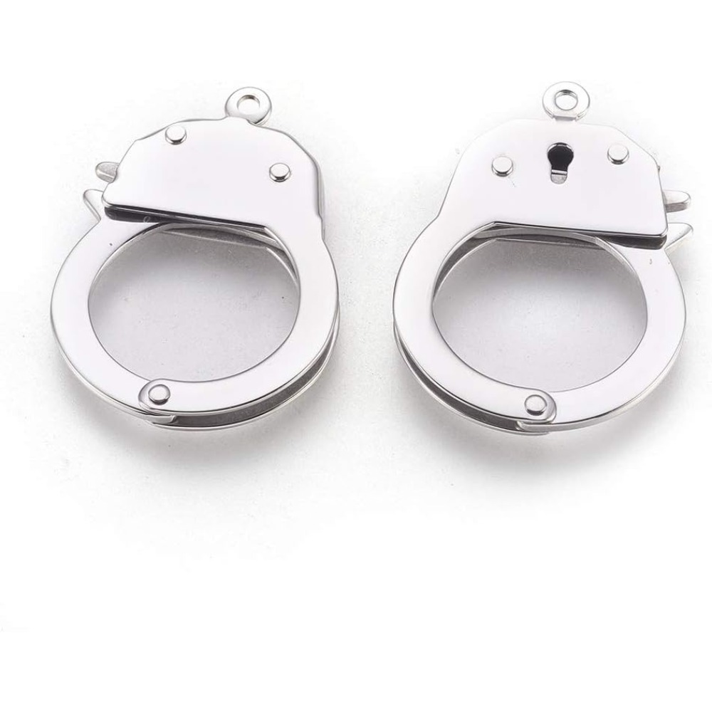 1 st roestvrijstalen handboeie - Jewelry Making Charms recensie en prijs