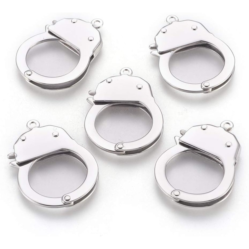 1 st roestvrijstalen handboeie - Jewelry Making Charms recensie en prijs
