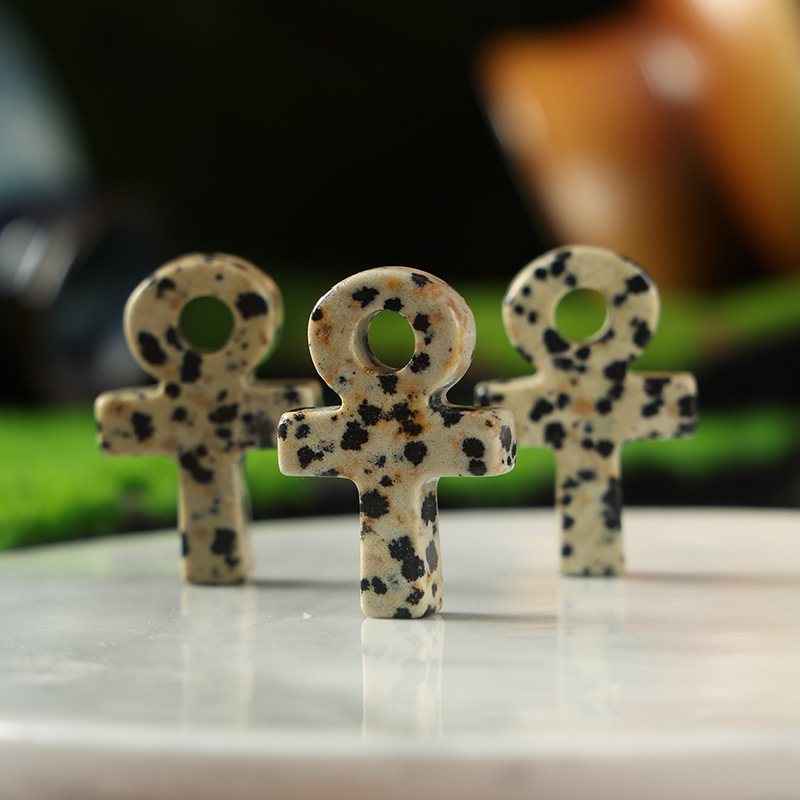 Dalmatin Spot Ankh Cross Hange - Jewelry Making Michaels recensie en prijs