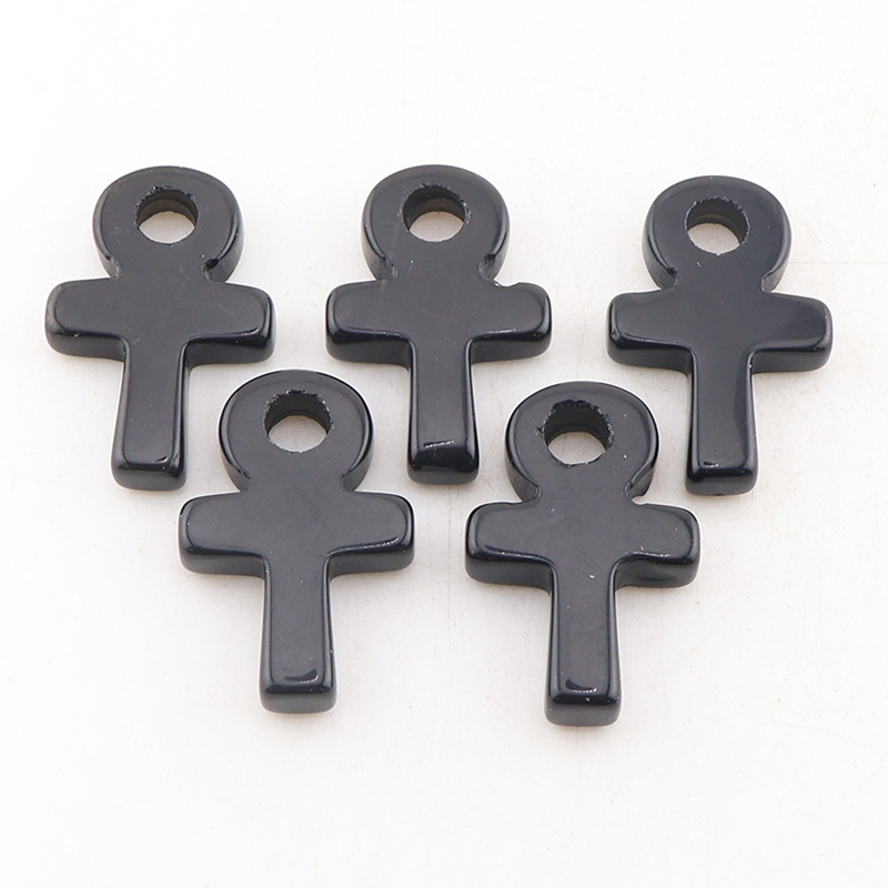 Obsidiaan Ankh Kruis Hanger Le - Jewelry Making Michaels recensie en prijs