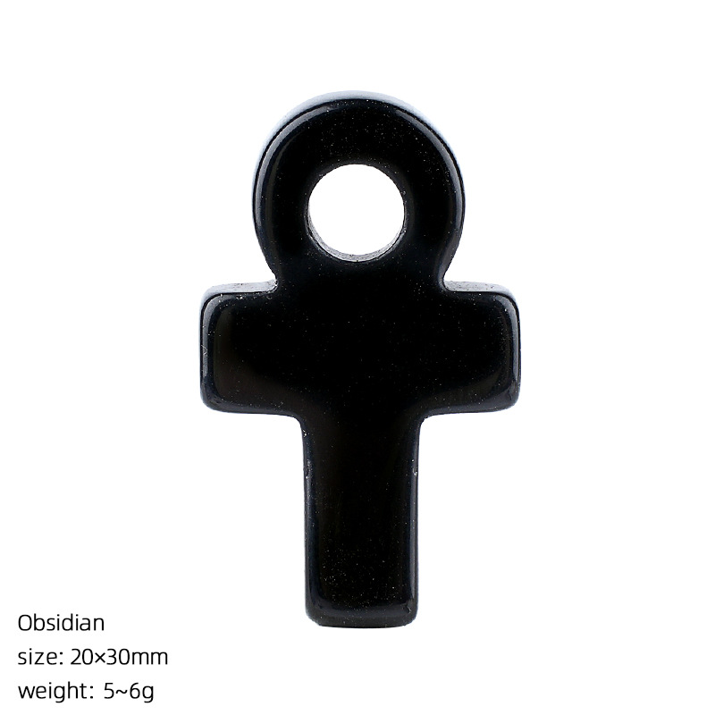 Obsidiaan Ankh Kruis Hanger Le - Jewelry Making Michaels recensie en prijs