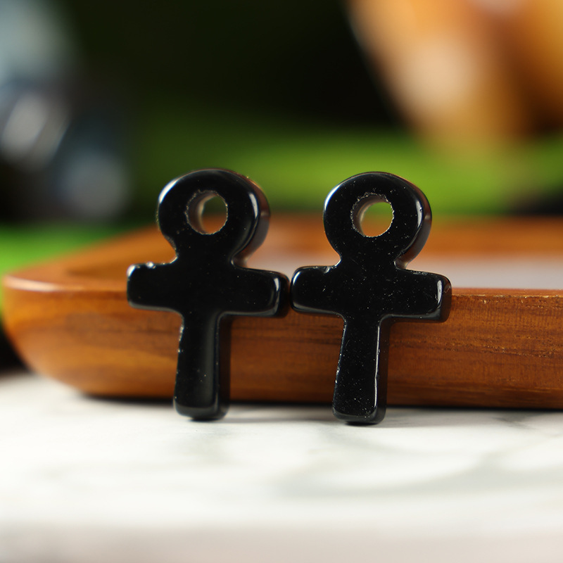 Obsidiaan Ankh Kruis Hanger Le - Jewelry Making Michaels recensie en prijs