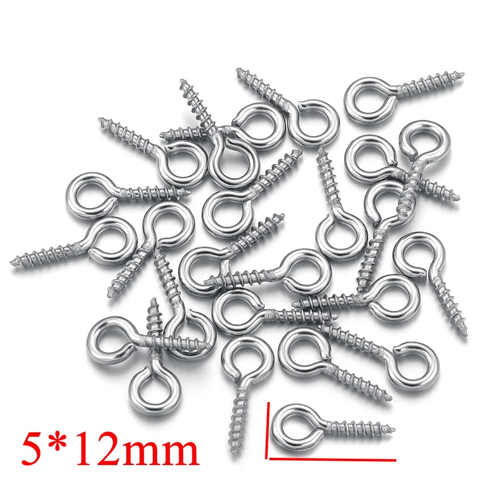 100 stks/partij Rvs Mini Schro - Jewelry Making Eye Pins recensie en prijs