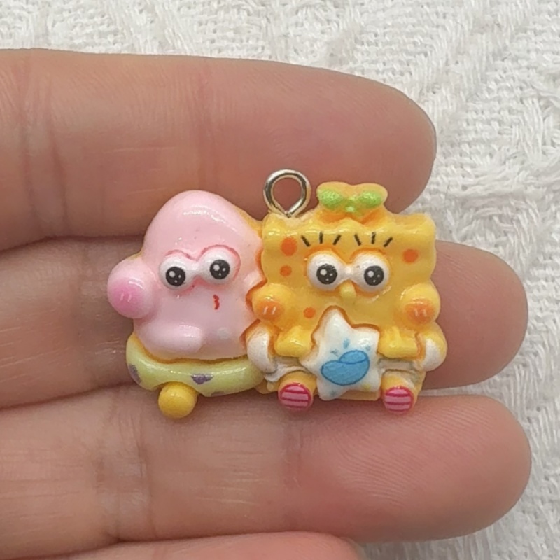 10 stuks cartoonhars hangers,  - Jewelry Making Resin recensie en prijs