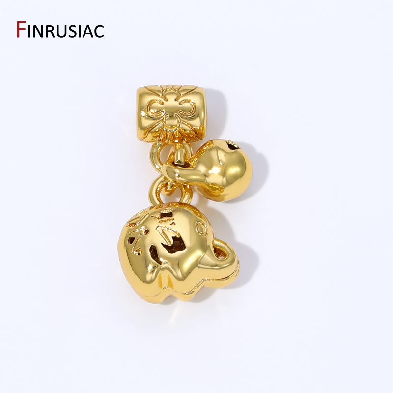 18K vergulde messing hangerbeu - Jewelry Making Charms recensie en prijs