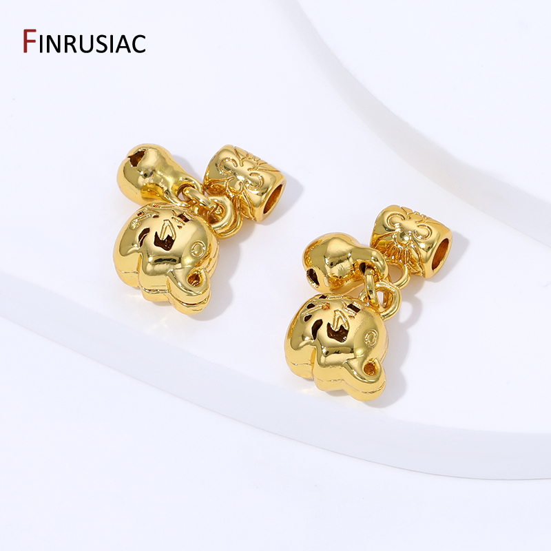 18K vergulde messing hangerbeu - Jewelry Making Charms recensie en prijs